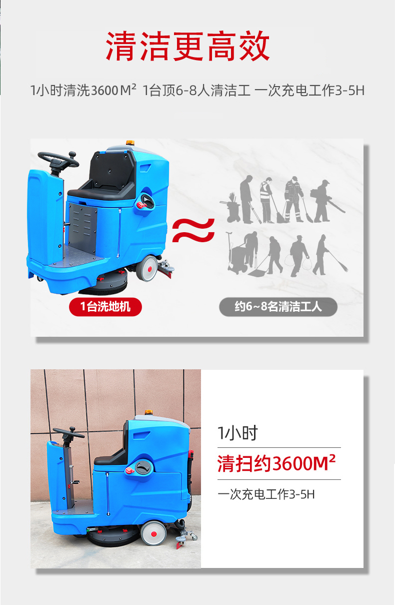 江西驾驶式洗地机更适合用在高铁站